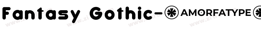 Fantasy Gothic字体转换